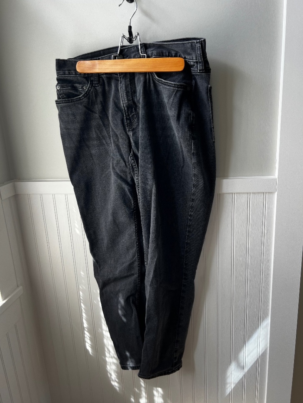 Men's Banana Republic Washed Black Jeans